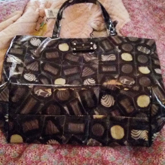 🎀 Kate Spade Chocolate Candy Bon Shopper Set - Picture 6 of 7